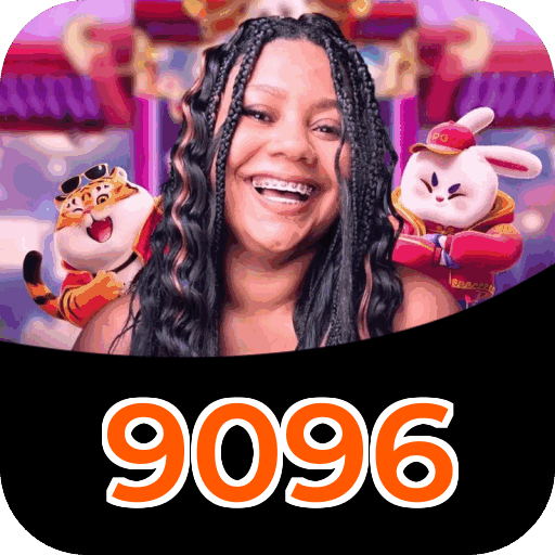 Interface do aplicativo 9096 mostrando jogos disponíveis no iOS e Android